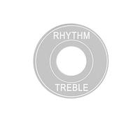 Yinhing Plaque d'interrupteur à Bascule en Aluminium pour Guitare électrique EPI, Ensemble de Rondelles à Triple Rythme, Remplacement d'interrupteur de Guitare (SILVER)