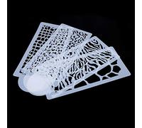 Yinhing Pochoir à Gâteau imprimé Girafe 4 Pièces Ensemble de Pochoirs à Gâteau Fondant Réutilisables Serpent Léopard et Motifs pour la Pâtisserie et les Décorations de Mariage DIY