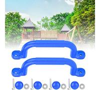 Yinhing Poignées Pivotantes en Plastique de Haute qualité pour Enfants, Antidérapantes, Faciles à Installer, Idéales pour l'escalade d'équipement de Jeu en Plein Air (Blue)