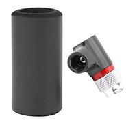 Yinhing Pompe de Gonflage de Pneus CO2, Portable, Manuelle, en Alliage d'aluminium de Haute qualité avec Système de Valve pour Presta et Valves (Black)
