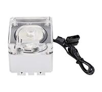 Yinhing Pompe de Refroidissement d'ordinateur élevée de 3000 Tr/min avec un Taux de 800L/H 3.5M pour la Conception Intégrée du Système de Refroidissement Liquide PC (SILVER)