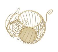 Yinhing Porte-dosette de café Design Chaton de Dessin animé Innovant Panier à Capsules de café en Métal en Fer élégant pour ou Restaurant à la Maison 24x17x18cm (L)