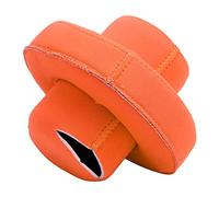 Yinhing Porte-gobelet Flottant en Néoprène pour Piscine, Plage, Couvercle de Canette de 330 ML, Boisson Antidérapante pour Natation, Lac et Spa (Orange)