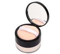 Yinhing Poudre Libre, Texture Délicate, Poudre Fixatrice de Maquillage Longue Durée, Contrôle du Sébum, pour Couvrir les Imperfections de la Peau, avec Houppette de Super (01# couleur naturelle)