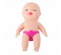 Yinhing Poupée Anti-Stress à Presser, Petite Poupée Mignonne en Forme de bébé, Jouet Sensoriel Anti-Stress, 10 Cm, Soulagement de l'anxiété avec Contours Apaisants pour Le Travail, Les