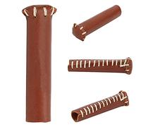 Yinhing Protecteur de Bâton de Billard Professionnel en Cuir, Pointe de Billard, Cuir de Haute qualité, Facile à Utiliser pour Pointes de 10 à 11mm (Rouge)