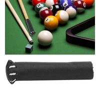 Yinhing Protecteur de Bâton de Billard Professionnel en Cuir, Pointe de Billard, Cuir de Haute qualité, Facile à Utiliser pour Pointes de 10 à 11mm (Black)