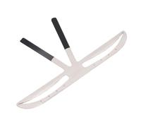 Yinhing Règle à Sourcils Outil de Mesure des Sourcils à 3 Points en Acier Inoxydable avec Modèle de Pochoir et Conception de Ondulés dans un Charmant Emballage de Boîte en Bois (Sourcils ondulés