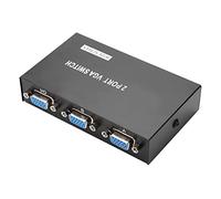 Yinhing Répartiteur de Commutation VGA 2 Entrées/Sorties avec Synchronisation des Données Commutateur VGA Haute Performance pour la Configuration de l'affichage Idéal pour Les Jeux au Bureau et à