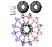 Yinhing Rouleaux de Vélo, Roues de Poulie de Larailleur Poulie Arrière de de 12t en Aluminium en Alliage de Vélo