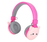 Yinhing S Cute Animal Casque 5.0 Casque pour Enfants avec Micro Adorable Petit Panda Design Confortable pour Les Voyages Scolaires et Les Activités (Petit Chaton)