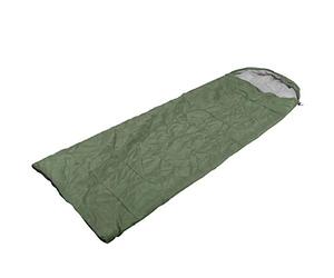 Yinhing Sac de Couchage Extérieur pour Adulte avec Capuche, Sac de Couchage de Camping 3 Saisons pour la Randonnée et la Randonnée, Rembourrage en Coton Creux Confortable (Green)