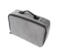 Yinhing Sac de Transport Gris pour Projecteur Portable, étui de Transport en Nylon Résistant avec Rangement sécurisé, Poignée Robuste 13,6 X 7, X 4 Pouces, Compatible avec la Plupart des Principaux