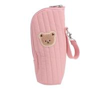 Yinhing Sac Isotherme pour Biberon avec Couche de Papier D'aluminium, Organisateur de Bouteille de Lait Portable, Pochette Suspendue pour Poussette, Rose pour Les Parents en Déplacement