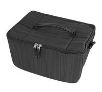 Yinhing Sac pour Objectif d'Appareil Photo avec Sangle, Cloisons d'insertion Multiples, étui en Nylon pour équipement de Photographie, Sac à Bandoulière pour Appareil Photo Portable pour