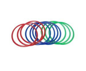 Yinhing Sensory Hoop Rings Connectors 28cm Jeu pour Enfants | Cerceaux en plastique avec connecteurs, 28cm de diamètre, entraînement de coordination intérieur et extérieur, jouet