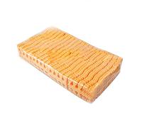 Yinhing Séparateur D'orteils en Forme de Cœur, éponge Douce, Outil D'art des Ongles pour Pédicure avec des Couleurs Vives pour les Artistes des Ongles et les Salons à Domicile (paire jaune)