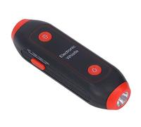Yinhing Sifflet électronique Sifflet électronique SP 3 avec 3 Niveaux de Volume avec Lumière LED pour l'entraînement Sportif Sûr et Portable avec Lanière (Rouge)