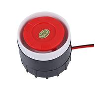 Yinhing Sirène Filaire Rouge 120dB, Alarme Sonore de sécurité Domestique, Installation Facile, Compacte, Compatible avec Les Claviers d'Alarme