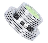 Yinhing Stabilisateur de Poids d'enregistrement Pince à Disque pour Platine Vinyle avec Nivellement à Bulles pour Tourne-Disque 50 Hz Argent Stabilité Améliorée Accessoire Essentiel de qualité