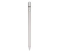 Yinhing Stylet Capacitif Actif Rouge Stylo de Chargement USB Compatible avec Les Appareils Pointe Précise de 2 Mm pour Dessiner l'écriture Conception en Alliage d'aluminium Léger (Silver)