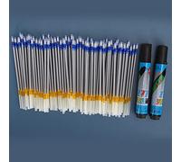 Yinhing Stylo Effaçable 2 Pièces avec Recharge de 100 Pièces pour l'artisanat du Cuir, Idéal pour la Couture, la Broderie, le Quilting, les Détails Fins et les Outils de Marquage