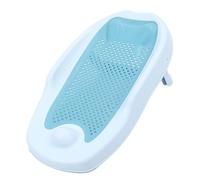 Yinhing Support de Bain Ergonomique pour bébé, Support de Baignoire Portable pour Bleu avec Design Antidérapant, Poignées Faciles à Prendre en Main et Dos rembourré Doux pour un Maximum de Confort