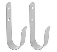 Yinhing Support de Crochet en J Antirouille Robuste en Acier Inoxydable, Cintres à Crochet en J Polyvalents pour Bateaux, Yachts, Camping-Cars, Accessoires Marins, Solutions de Stockage en Plein