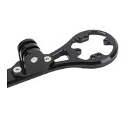 Yinhing Support de Guidon Avant en Alliage d'aluminium pour Ordinateur de Cyclisme, avec 4 Adaptateurs pour Caméras d'action Wahoo Stages Hammerhead