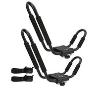 Yinhing Support de Toit en J pour Kayak, Résistant aux Intempéries, pour canoë, Planche de Surf, Voilier, Support Supérieur de Voiture avec Patins Antidérapants, Kit d'installation Facile