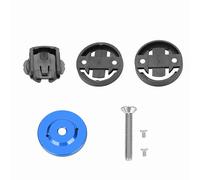 Yinhing Support d'ordinateur de Vélo de Route de Montagne, Tige en Alliage d'aluminium, Support Supérieur pour Bryton, Compatible avec Un Diamètre de Tige de 28.6mm (Blue)