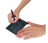 Yinhing Tablette d'écriture LCD Ultra Fine de 4,5 Pouces, Multifonction, Tableau d'écriture et de Dessin pour Enfants, pour l'éducation et Les Activités () (Black)