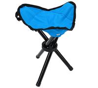 Yinhing Tabouret Trépied de Camping Pliable et Portable, Chaise Légère Verte à 3 Pieds pour la Randonnée, la Pêche et Les Aventures en Plein Air (Blue)