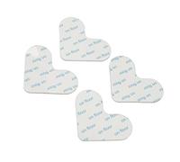 Yinhing Tapis Cœur 4 Pack Blanc Lavable