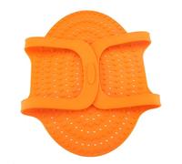 Yinhing Tapis de Cuisson Antiadhésif en Silicone de qualité Alimentaire pour Dinde, Tapis de Cuisson Flexible pour un Levage Sûr des Rôtis de Poulet et de Dinde (ORANGE)
