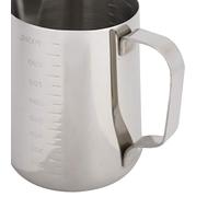 Yinhing Tasse à Mesurer en Acier Inoxydable, Pichet à Mousse de Lait de 1000ml avec échelle pour Latte Art et Présentation du café (10 * 9 * 12.5cm)
