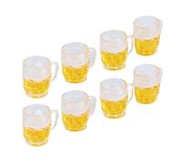 Yinhing Tasses à Bière Modèle Simulation, 20 Pièces, Accessoires pour Maison de Poupée, Artisanat de Bricolage pour Jardins et Matériel de Décoration