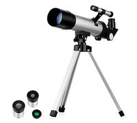Yinhing Télescope Astronomique avec Trépied Optique de Haute qualité pour Une Claire Zoom Monoculaire avec Oculaires Interchangeables Idéal pour Les Débutants Longueur 360 Mm Ouverture 50 Mm