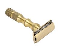 Yinhing Tondeuse à Barbe Manuelle avec Doubles Lames Remplaçables, Conception Antidérapante, Outil de Toilettage de Barbe Sûr et Pratique pour Hommes, pour la Maison et les Voyages