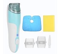 Yinhing Tondeuse à Cheveux électrique IPX7, avec Forte Aspiration, Portable, pour Usage Domestique, Peigne pour Nouvelles Mamans, Couleur Bleue