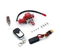 Yinhing Treuil RC avec Système de Télécommande Pour/10/8 4 Treuil SCX10 Compatible avec Prise pour Un Réalisme amélioré des Voitures RC et (Rouge)
