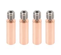 Yinhing Tube de Gorge d'extrudeuse en Alliage de Cuivre, Remplacement de Rupture de Chaleur en Métal pour Imprimante 3D, Haute Température, Fabrication Soignée, 4 Pièces (#2)