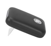 Yinhing Ventilateur de Sèche-Cils Portable Rechargeable par USB avec 3 Réglages de Vitesse, Conception Compacte à Faible Bruit, Comprenant un Support en T Pliable, Idéal pour un Séchage et un (BLACK)