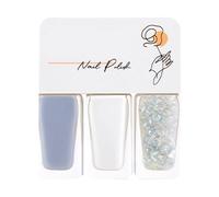 Yinhing Vernis à Ongles, Couleur Vive, Facile à Décoller, Séchage Rapide, Aucune Lampe Nécessaire, Formule Sûre sans Odeur Irritante, pour Femme, Fête, Mariage, Halloween, Cadeau (T19)