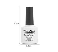 Yinhing Vernis Gel Imbibable de 15 Ml, Couche de Finition sans Essuyage pour une Finition Brillante, une Tenue Durable et une Expérience de Nail Art de qualité professionnelle. (Comme montré)