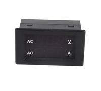 Yinhing Voltmètre à Affichage Numérique LED, AC 100 300V, Ampèremètre 0 100A, Type Fendu, Haute Précision, Installation Facile (Rouge Bleu)