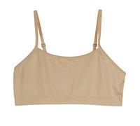 YINI Retour à l'école Lot de 1/3 Gilets de Sport pour Fille avec Armatures réglables en Haut, Beige, Small
