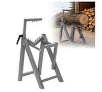 Yinian Chevalet de Sciage Tréteau de sciage avec Dents de Scie Support Coupe Bois Chauffage en Acier Léger Réglable Compact et Pliable pour Usines, Fermes, Garages, Capacité de Charge 300 kg
