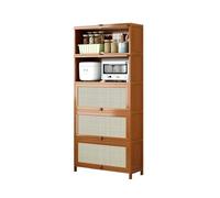 Yinj9562fg Buffet d'appoint 5-Tier Tall Kitchen Sideboard with Storage Compartments for Coffee and Tea 172cm High avec Rangement
