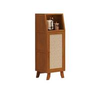 Yinj9562fg Buffet d'appoint Narrow-Sided Kitchen Sideboard Retro Style Living Room Storage Floor-Standing Wall-Mounted with Compartments avec Rangement